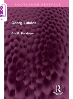 海外直订Georg Lukacs 乔治·卢卡奇