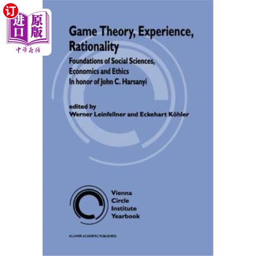 海外直订Game Theory, Experience, Rationality: Foundations of Social Sciences, Economics  博弈论、经验、理性:社会科学、