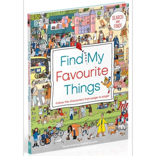 Find My Favourite ThingsDK找出我喜爱的物品 英文原版 进口图书 儿童绘本 认知识物纸板书【中商原版】