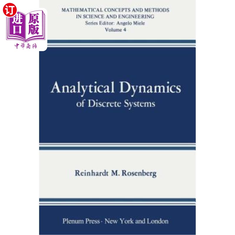 海外直订Analytical Dynamics of Discrete Systems 离散系统的分析动力学