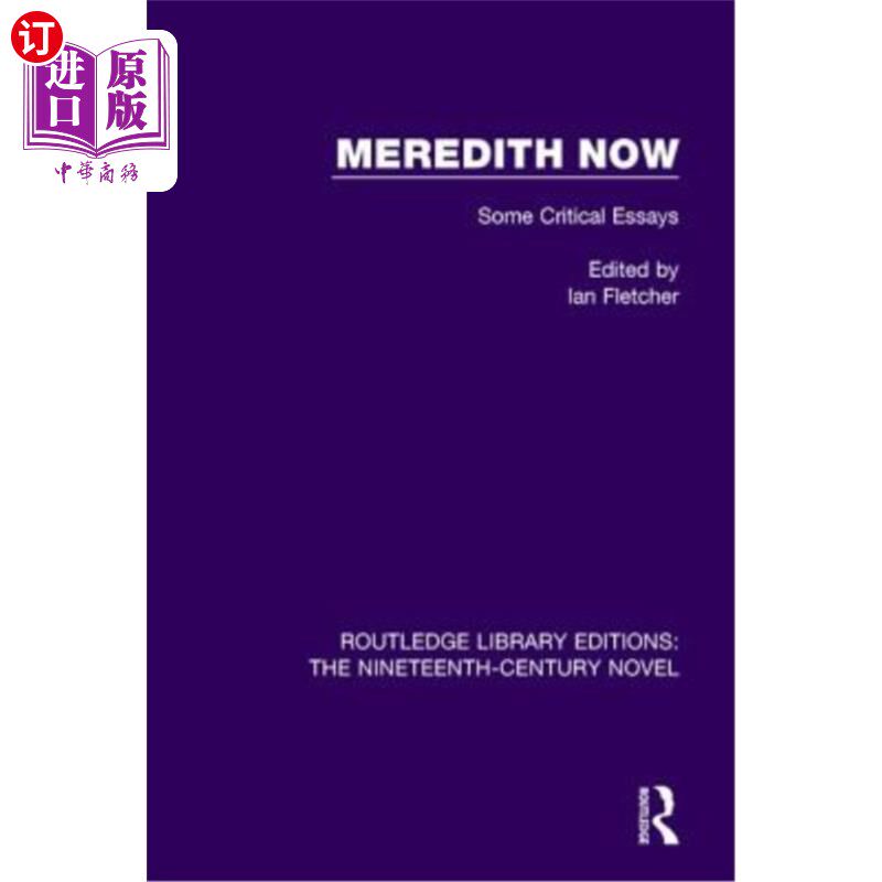 海外直订Meredith Now: Some Critical Essays 现在的梅瑞狄斯:一些评论文章