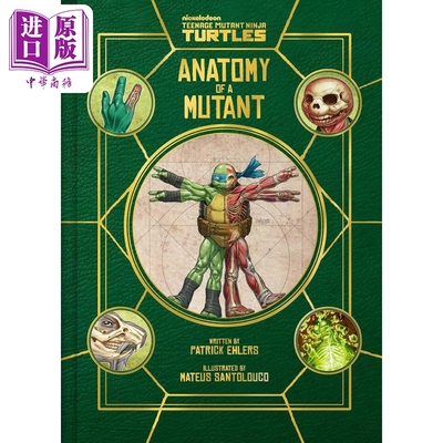 预售 忍者神龟解剖 变异原生物 设定集 Teenage Mutant Ninja Turtles Anatomy 英文原版  Adrienne Procaccini【中商原版】