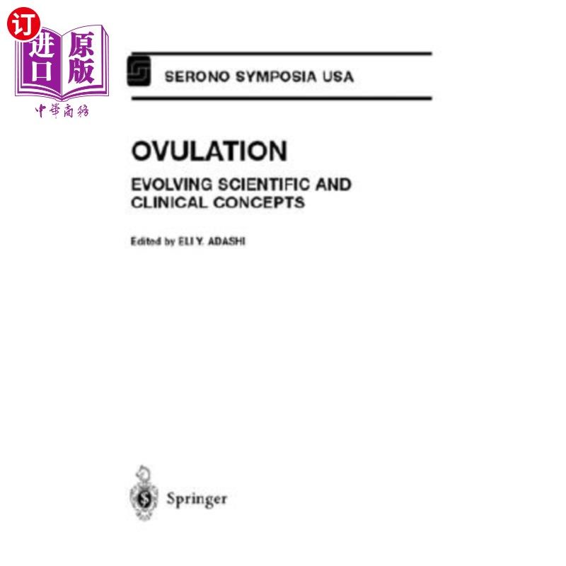 海外直订医药图书Ovulation: Evolving Scientific and Clinical Concepts 排卵:不断发展的科学和临床概念