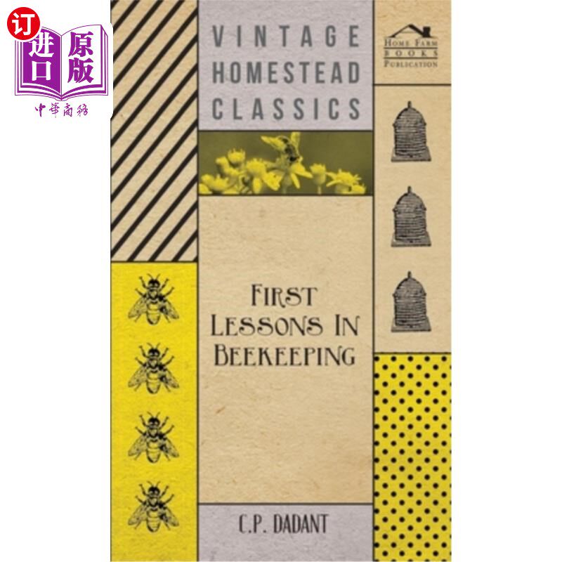 海外直订First Lessons in Beekeeping 养蜂的第一堂课