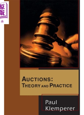 现货 拍卖 理论与实践 Auctions Theory and Practice 英文原版 Paul Klemperer【中商原版】