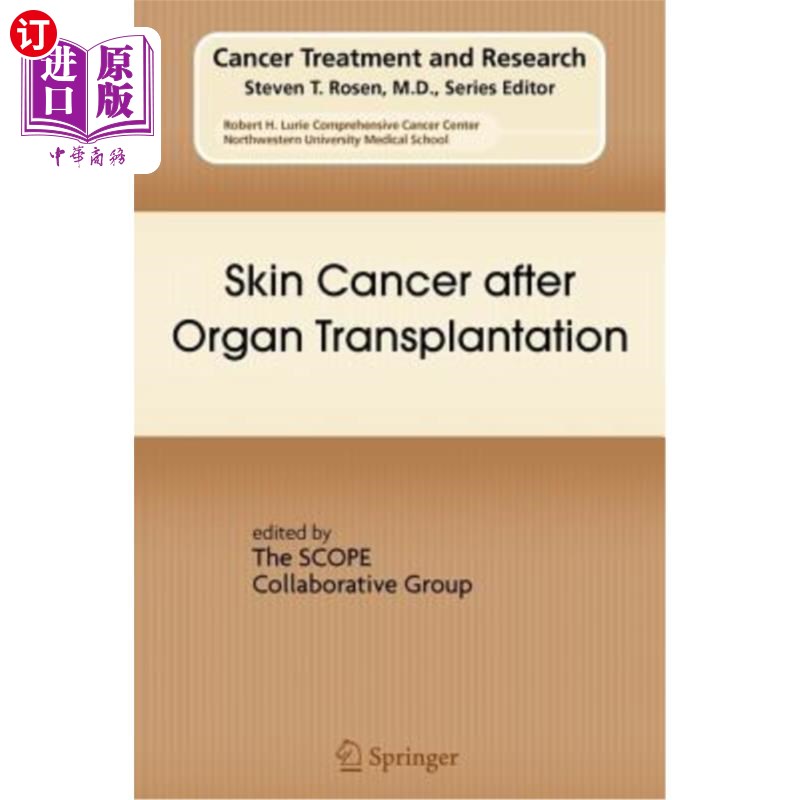海外直订医药图书Skin Cancer After Organ Transplantation 器官移植后皮肤癌