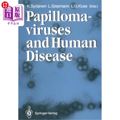 海外直订医药图书Papillomaviruses and Human Disease 乳头状瘤病毒与人类疾病