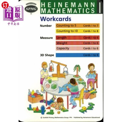 海外直订Heinemann Maths 1 Workcards 海涅曼数学1工作卡