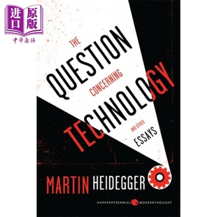 预售 关于技术的问题 海德格尔 The Question Concerning Technology 英文原版 Martin Heidegger 德国哲学家【中商原版】