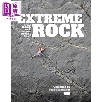 预售 极限岩石 英国从E1到E7的攀岩路线 Extreme Rock 英文原版 Grant Farquhar 攀岩指南【中商原版】