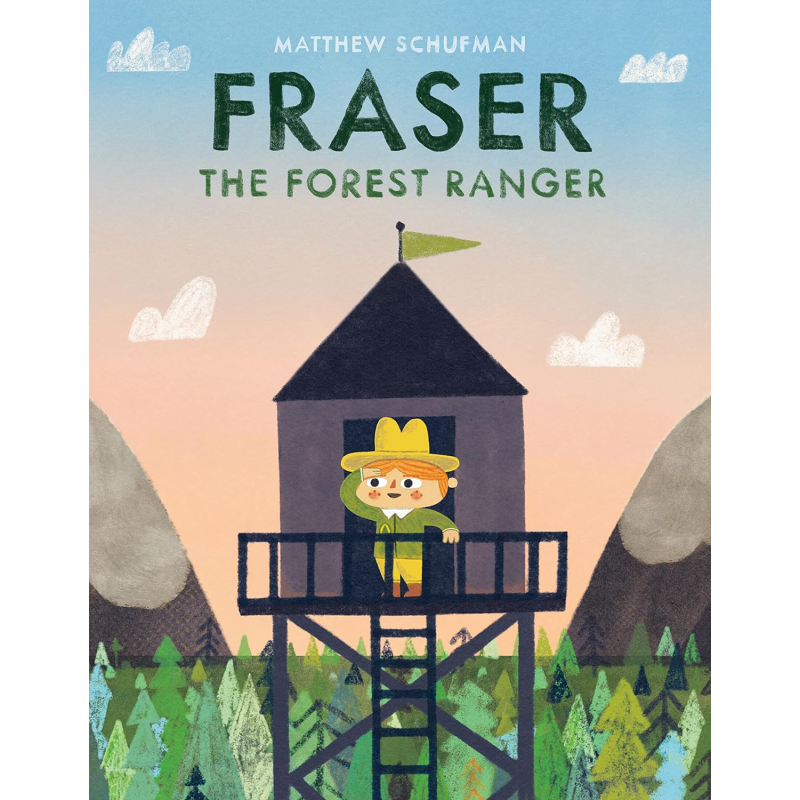 现货 Matthew Schufman Fraser The Forest Ranger 护林员弗雷泽 英文原版进口图书 儿童绘本 故事图画书【中商原版】
