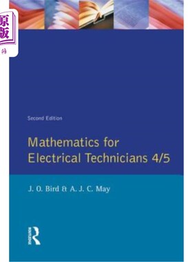 海外直订Mathematics for Electrical Technicians: Level 4-5 电气技术人员数学:4-5级