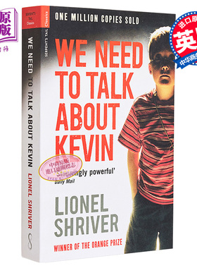 We Need To Talk About Kevin Film tie-in 英文原版 凯文怎么了 电影版 莱昂内尔施赖弗 Lionel Shriver【中商原版】
