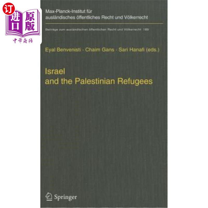 海外直订Israel and the Palestinian Refugees 以色列和巴勒斯坦难民