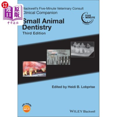 海外直订医药图书Blackwell's Five-Minute Veterinary Consult Clinical Companion: Small Animal Dent 布莱克威尔的五分钟