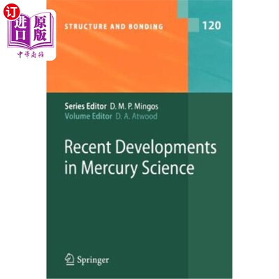 海外直订Recent Developments in Mercury Science 汞科学的最新进展