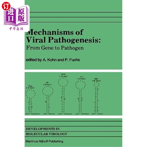 海外直订医药图书Mechanisms of Viral Pathogenesis: From Gene to Pathogen Proceedings of 28th Ohol 1983年3月20日至