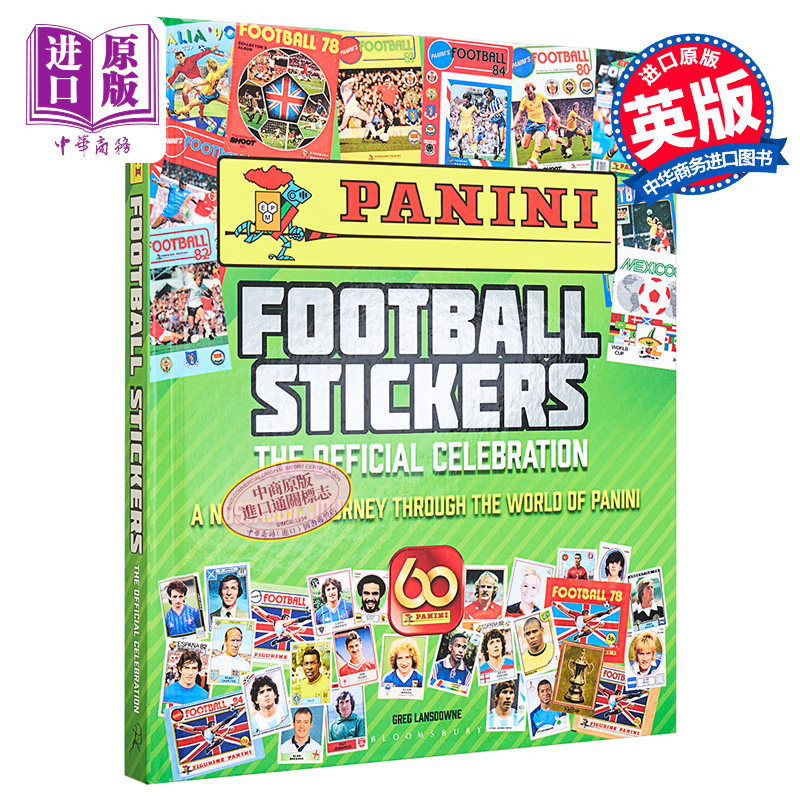 帕尼尼足球贴纸收藏 世界足球的怀旧之旅 英文原版 Panini Football Stickers The Official Celebration PANINI【中商原版】