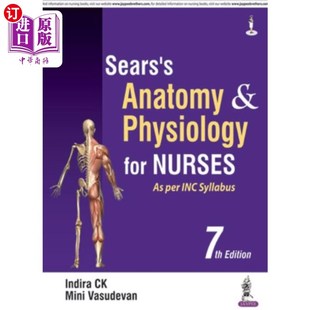 and Physiology for 海外直订医药图书Sear 护士解剖学与生理学 Anatomy Nurses