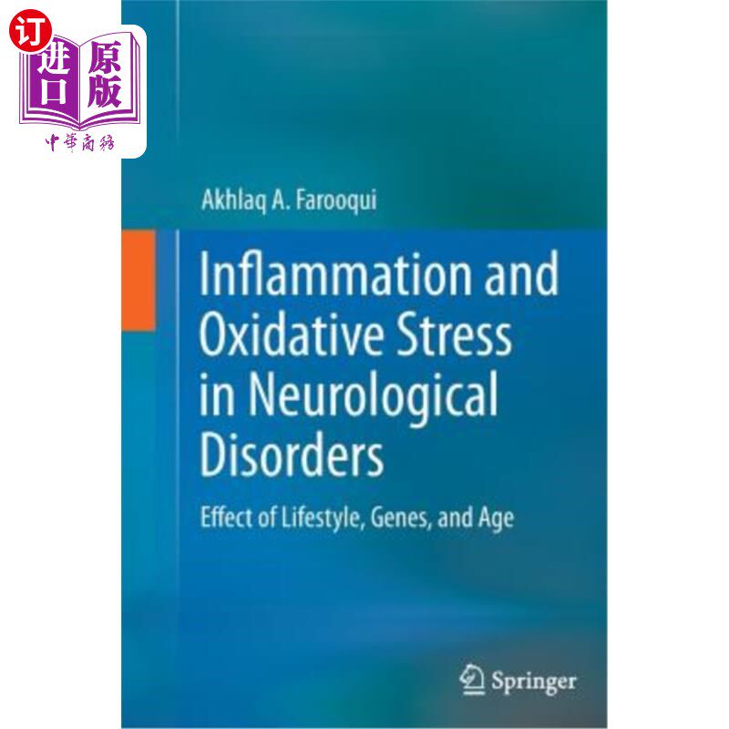 海外直订医药图书Inflammation and Oxidative Stress in Neurological Disorders: Effect of Lifestyle 神经系统疾病的炎症