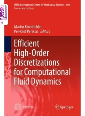 海外直订Efficient High-Order Discretizations for Computa... 计算流体力学的高效高阶离散化