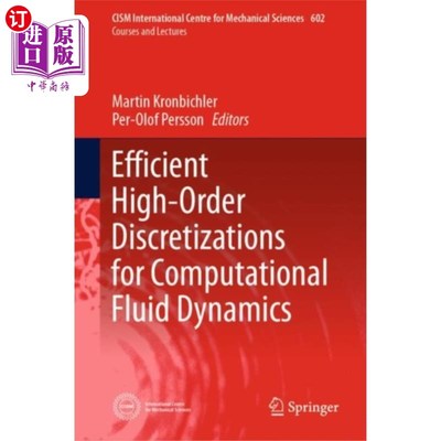 海外直订Efficient High-Order Discretizations for Computa... 计算流体力学的高效高阶离散化