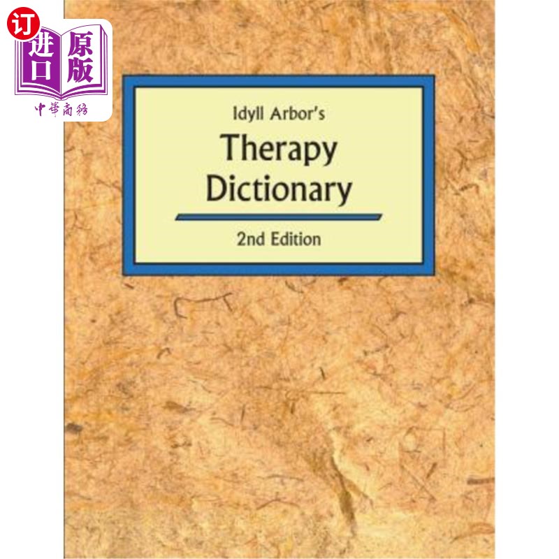海外直订医药图书Idyll Arbors Therapy Dict 2/E Idyll Arbors Therapy Dict 2/E