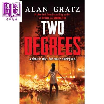两度 艾伦 格拉茨 青少年气候危机小说 Two degrees 英文原版 Alan Gratz 惊悚灾难小说 气候环境故事【中商原版】