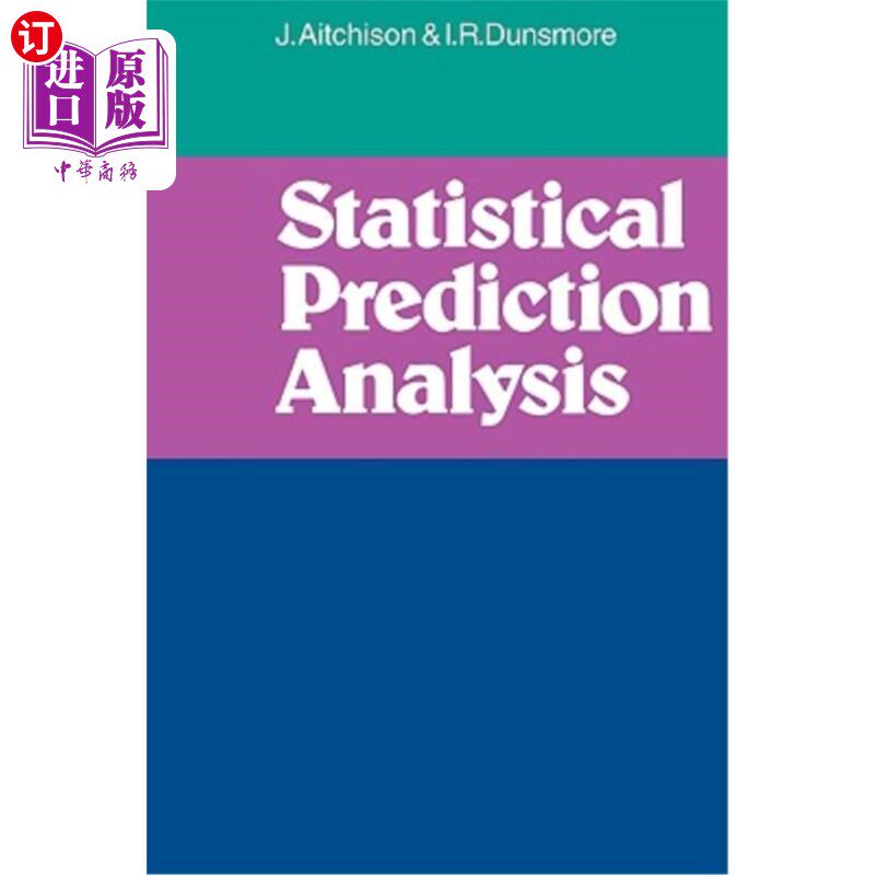海外直订Statistical Prediction Analysis 统计预测分析