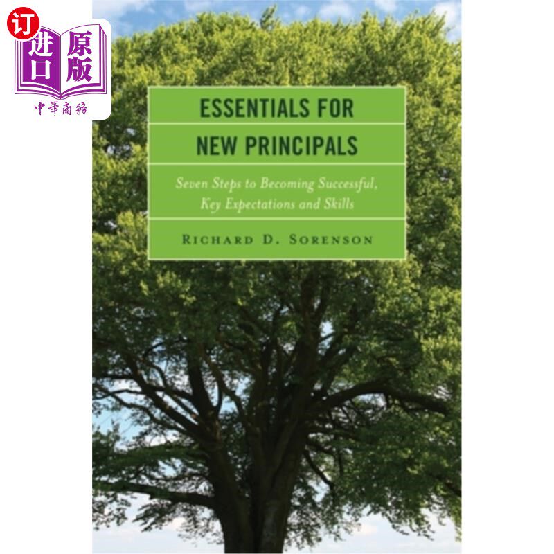 海外直订Essentials for New Principals: Seven Steps to Becoming Successful, Key Expectati 新校长必备:成功的七个步骤