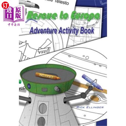 海外直订Rescue to Europa - Adventure Activity Book 拯救欧罗巴-冒险活动手册