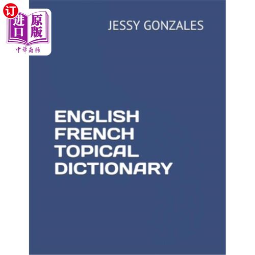 海外直订English French Topical Dictionary 英法专题词典
