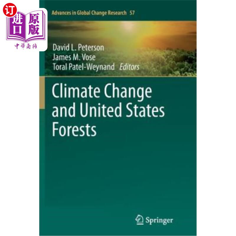 海外直订Climate Change and United States Forests 气候变化与美国森林