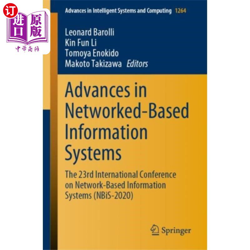 海外直订Advances in Networked-Based Information Systems 基于的信息系统进展