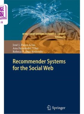 海外直订Recommender Systems for the Social Web 社交的推荐系统