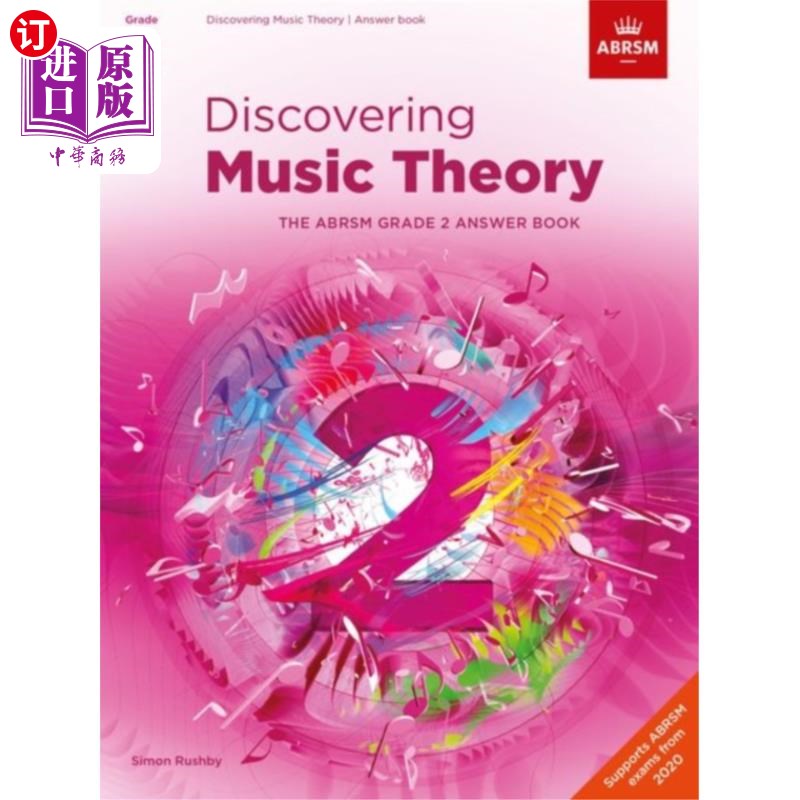 海外直订Discovering Music Theory, The ABRSM Grade 2 Answ... 《发现乐理》，英国皇家音乐学院二级答案册