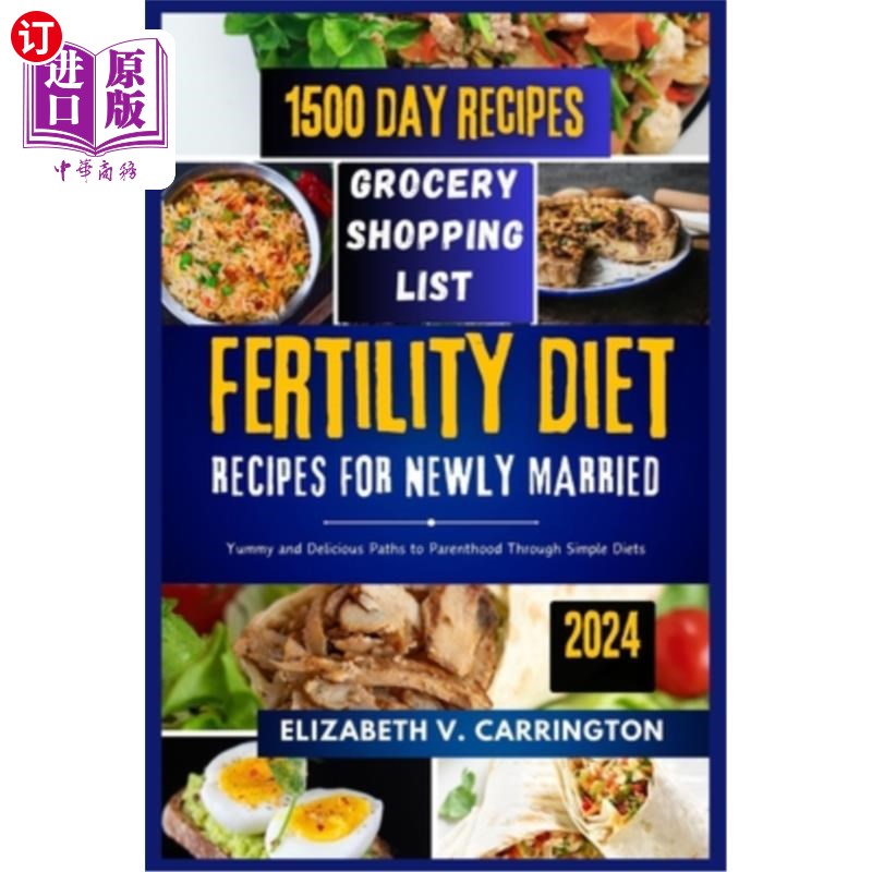 海外直订医药图书Fertility Diet Recipes For Newly Married: Yummy and Delicious Paths to Parenthoo 给新婚夫妇的生育饮