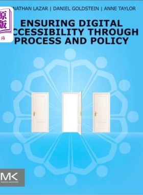 海外直订Ensuring Digital Accessibility Through Process and Policy 通过流程和政策确保数字可及性