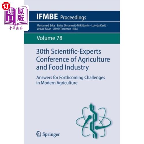 海外直订医药图书30th Scientific-Experts Conference of Agriculture and Food Industry: Answers for 第30届农业和食品工