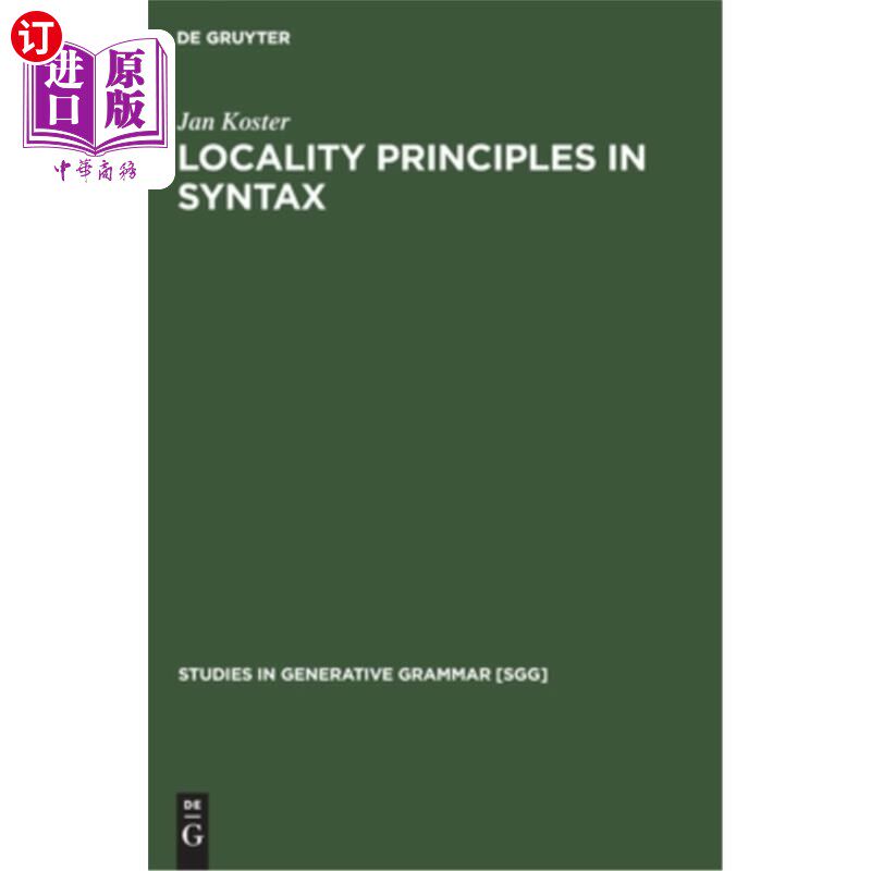 海外直订Locality principles in syntax 句法中的局部性原则