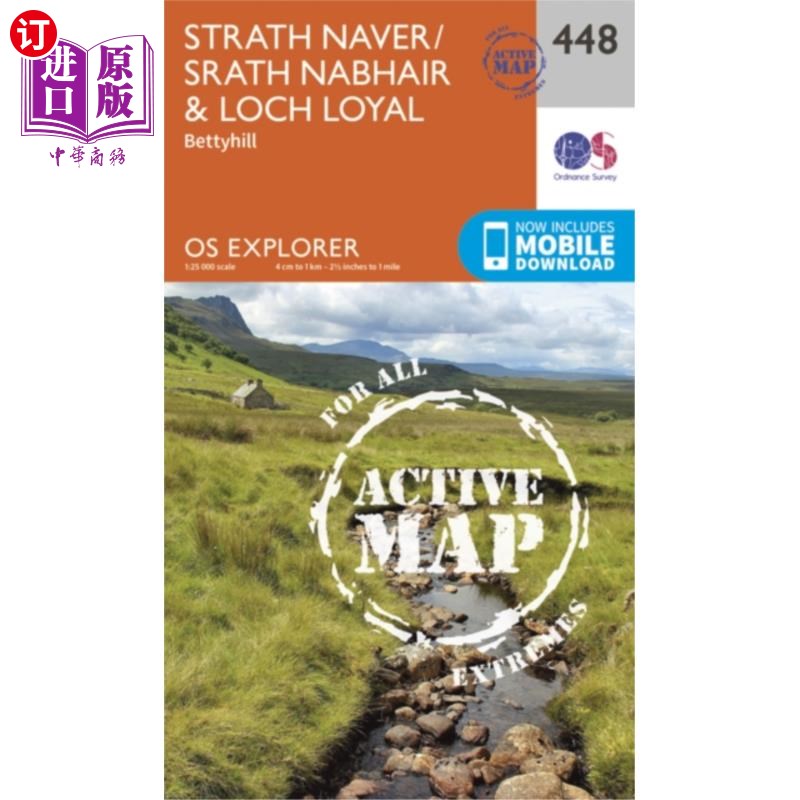 海外直订Strath Naver / Strath Nabhair and Loch Loyal Strath Naver / Strath Nabhair和lololoyal