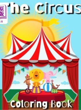 海外直订The Circus: Coloring Book 马戏团:填色书