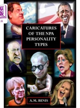 海外直订Caricatures of the NPA Personality Types NPA人格类型的漫画