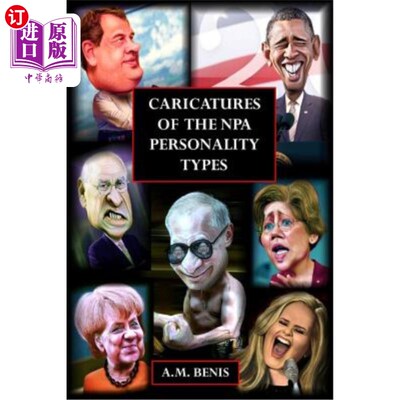 海外直订Caricatures of the NPA Personality Types NPA人格类型的漫画
