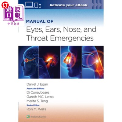 海外直订医药图书Manual of Eye, Ear, Nose, and Throat Emergencies: Volume 1