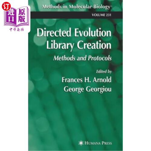 海外直订Directed Evolution Library Creation: Methods and Protocols 定向进化库的建立：方法和协议