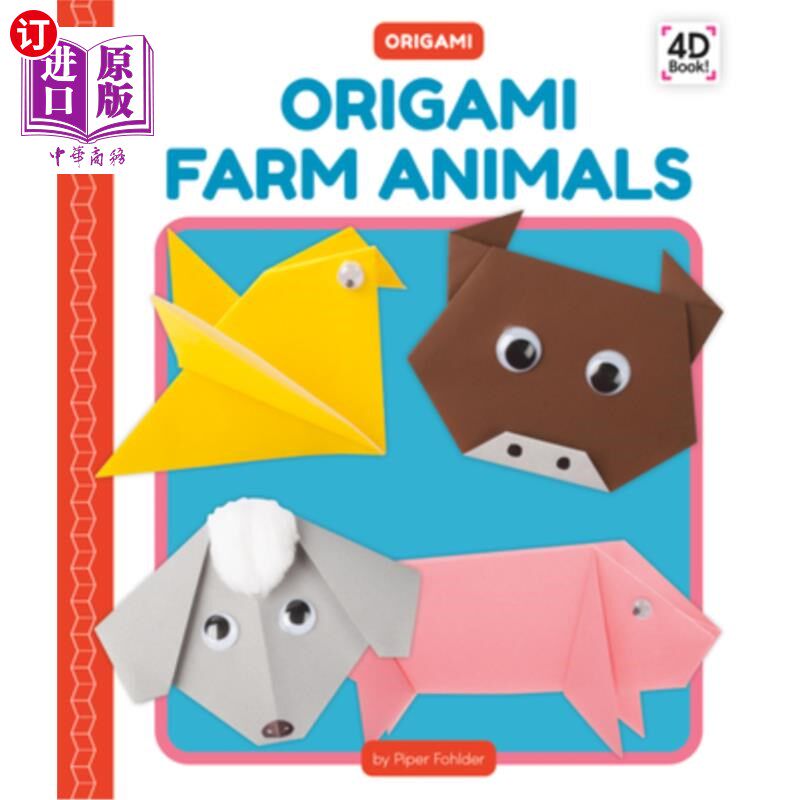 海外直订Origami Farm Animals 折纸农场动物