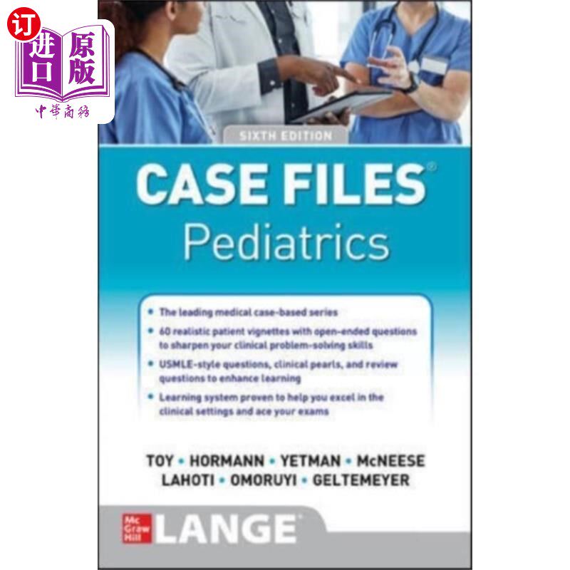 海外直订医药图书Case Files Pediatrics, Sixth Edition 病例档案儿科，第六版