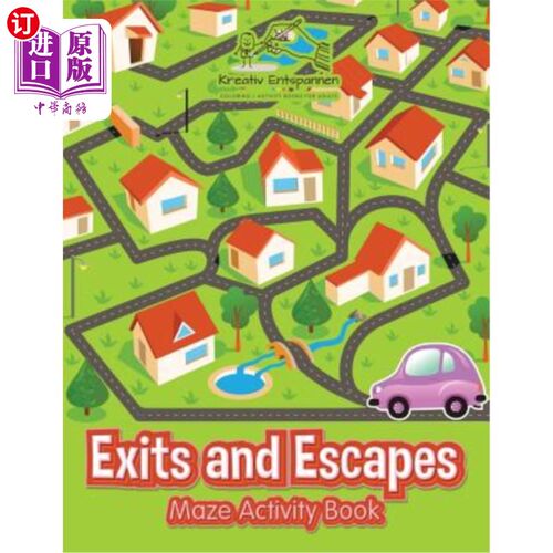 海外直订Exits and Escapes: Maze Activity Book 出口和逃脱:迷宫活动手册