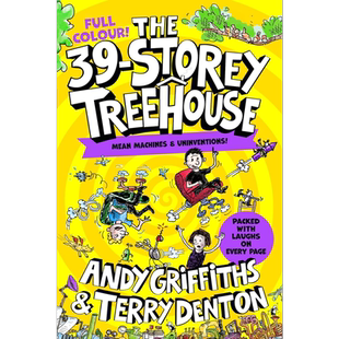 树屋故事3 全彩版 39层小屁孩树屋历险记The 39-Storey Treehouse Colour Edition英文原版 儿童漫画故事小初文学【中商原版?